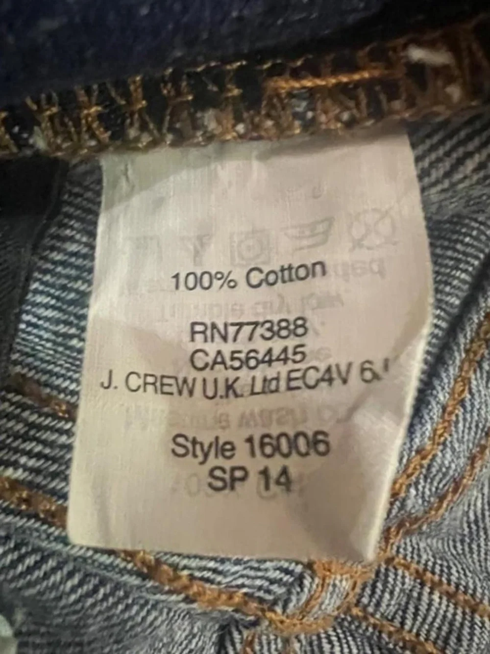 J.Crew Vintage Blue Denim Jeans – Size 26 Regular